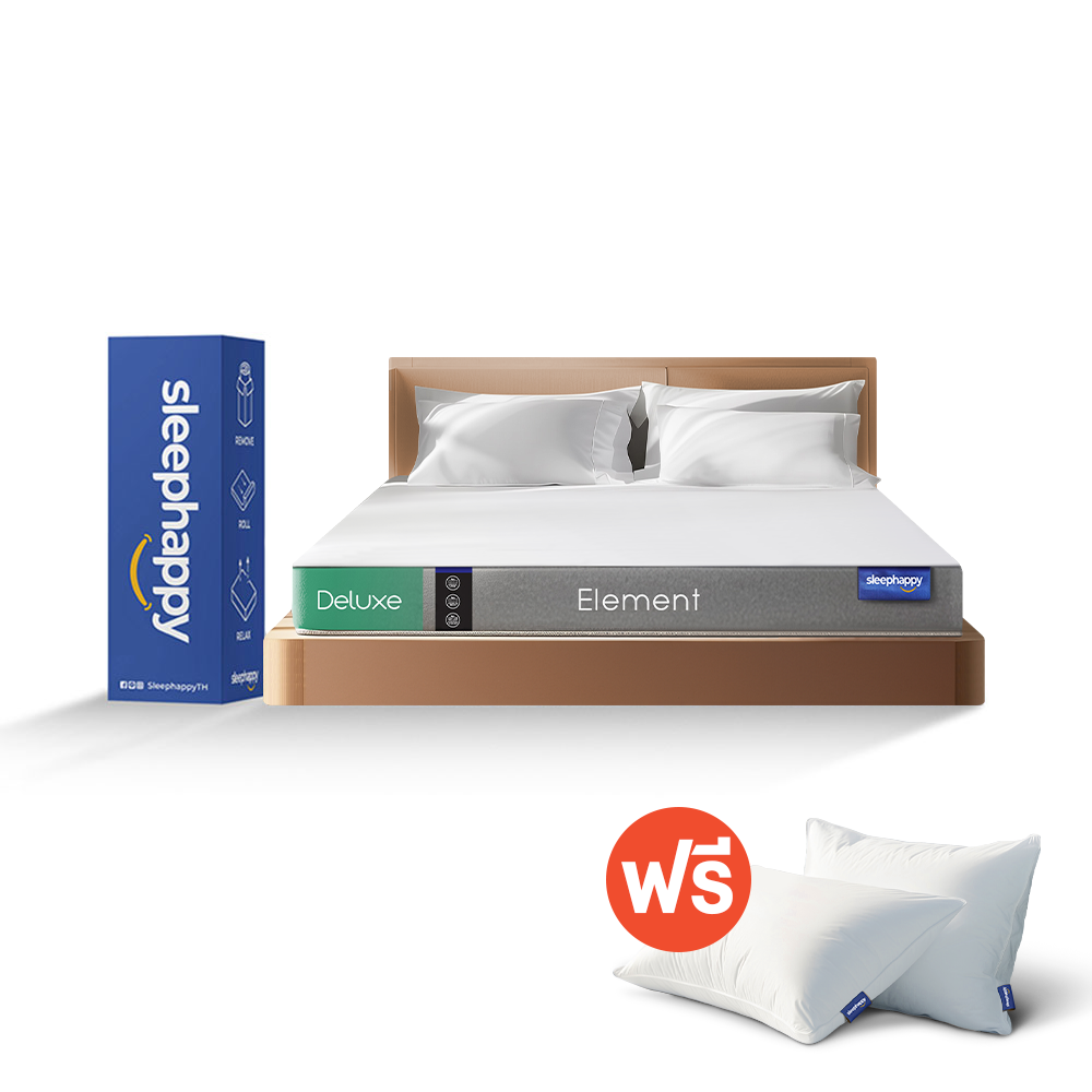 ที่นอนยางพาราแท้ SLEEPHAPPY รุ่น ELEMENT DELUXE หนา 7 นิ้ว ขนาด 5 ฟุต_0
